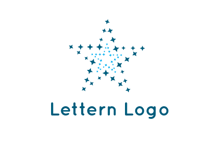 abstract stars logo