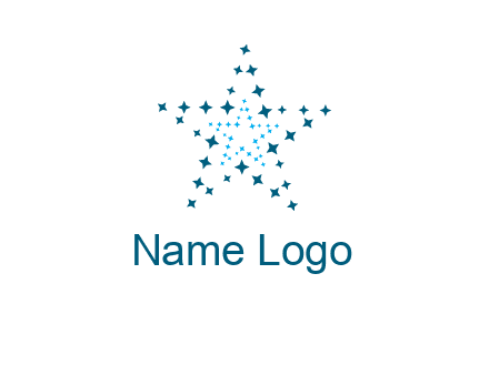 abstract stars logo