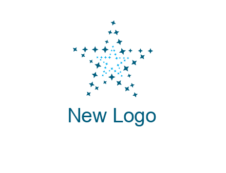 abstract stars logo