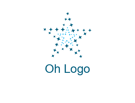 abstract stars logo
