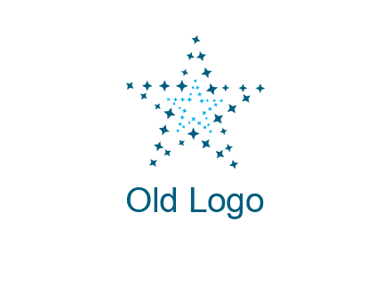 abstract stars logo