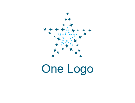 abstract stars logo