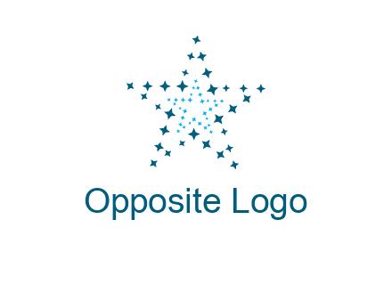 abstract stars logo