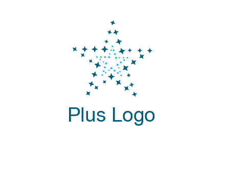 abstract stars logo