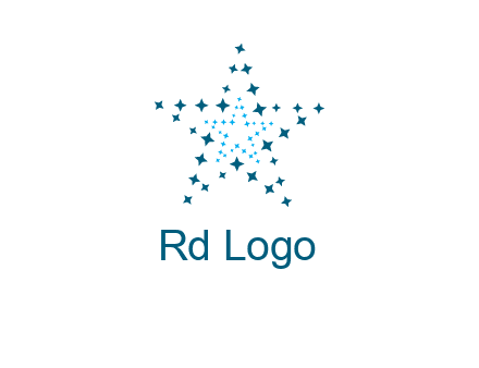 abstract stars logo