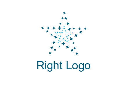 abstract stars logo