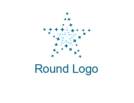 abstract stars logo
