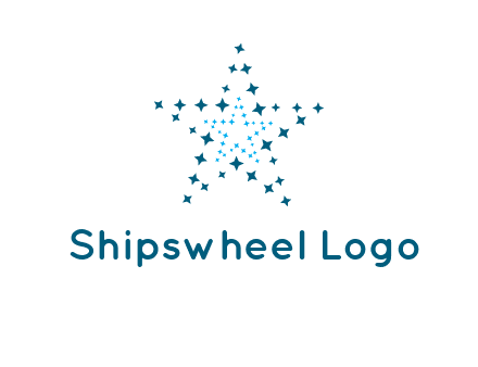 abstract stars logo