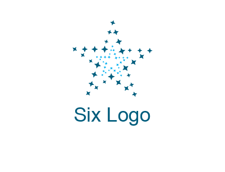 abstract stars logo