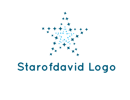 abstract stars logo