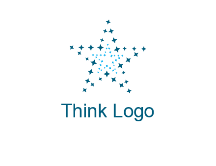 abstract stars logo