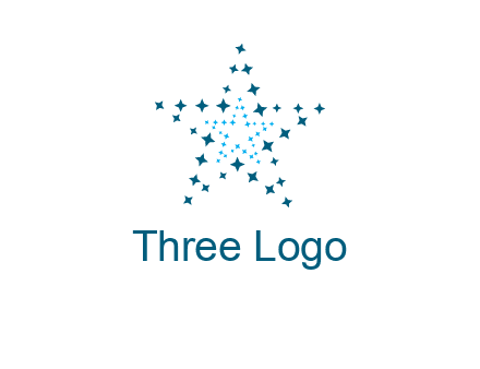 abstract stars logo