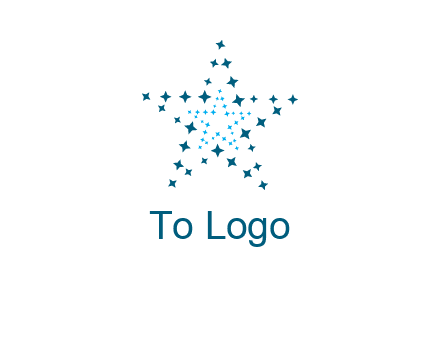 abstract stars logo