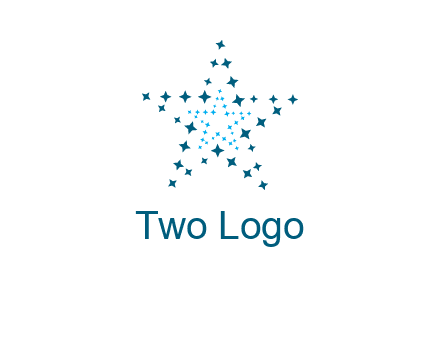 abstract stars logo