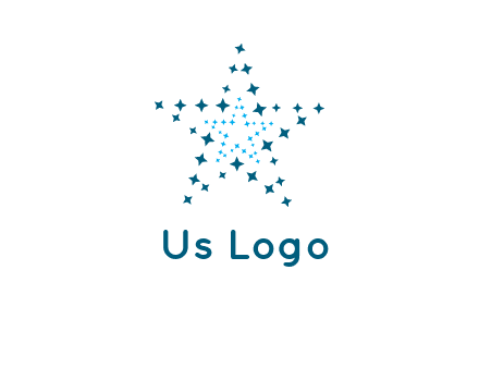 abstract stars logo