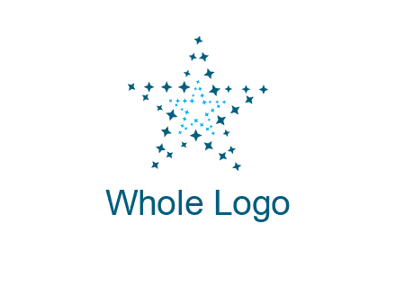 abstract stars logo