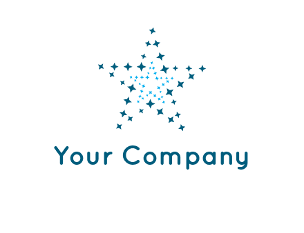 abstract stars logo