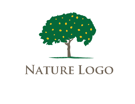 tree with fruits logo