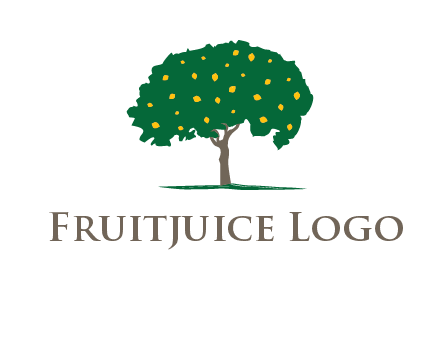 tree with fruits logo