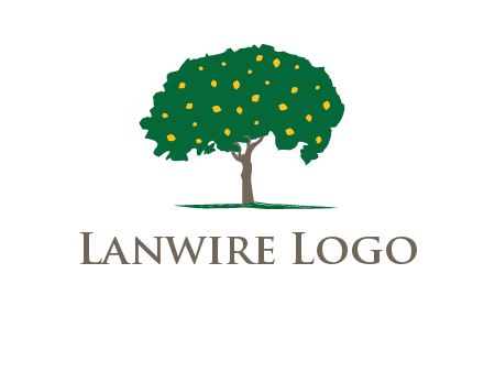 tree with fruits logo
