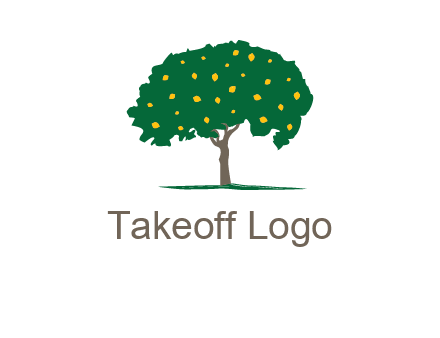 tree with fruits logo
