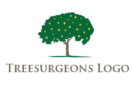 tree with fruits logo