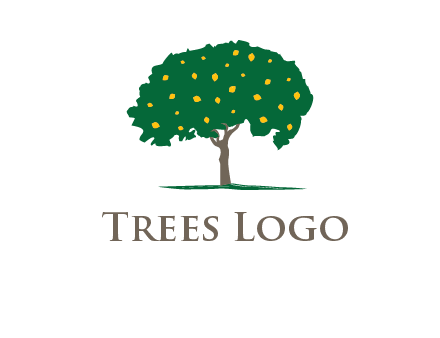 tree with fruits logo