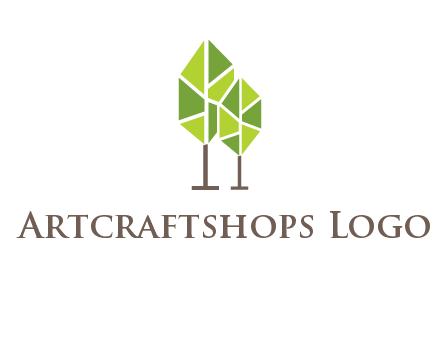 abstract trees logo