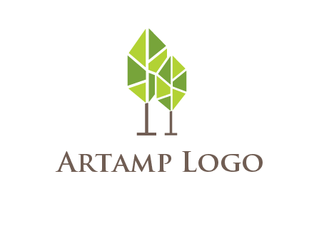 abstract trees logo