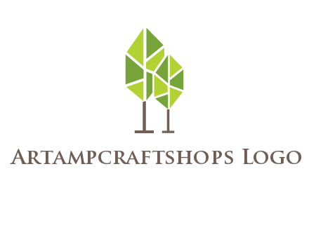 abstract trees logo