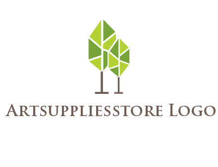 abstract trees logo