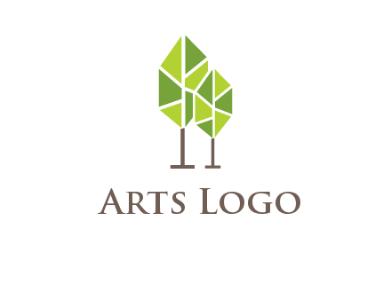 abstract trees logo
