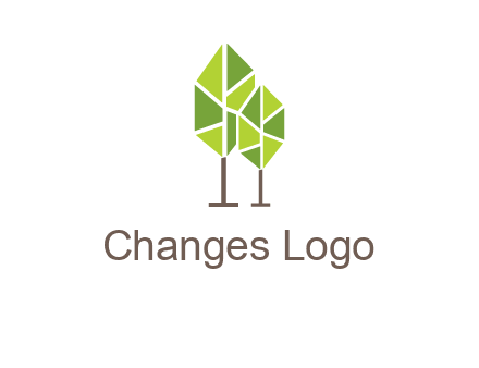 abstract trees logo