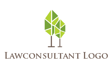 abstract trees logo