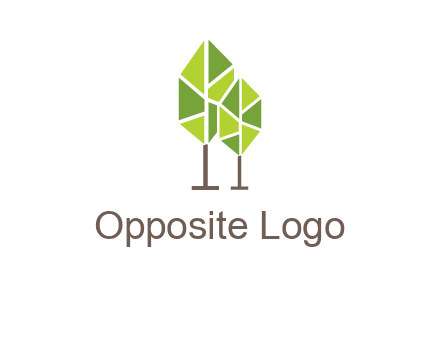 abstract trees logo