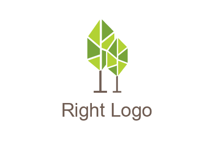abstract trees logo