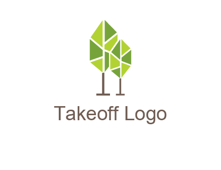 abstract trees logo