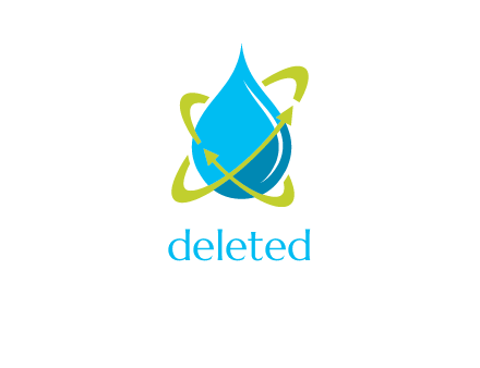 protection arrows around water drop logo