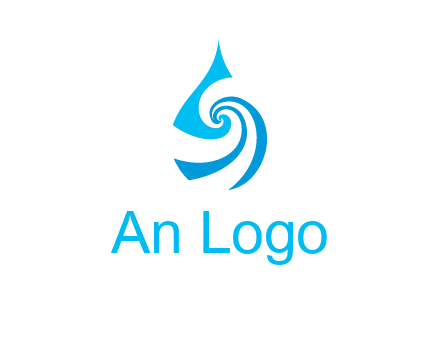 water drop cleaning logo