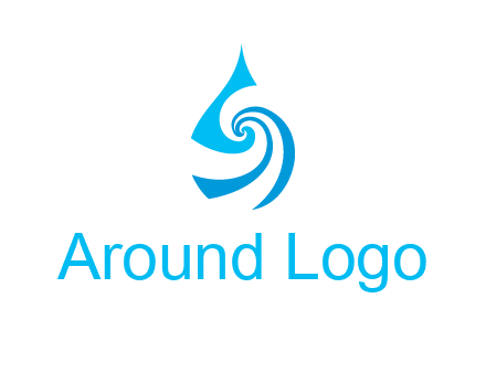 water drop cleaning logo