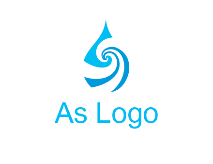 water drop cleaning logo