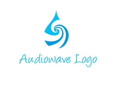 water drop cleaning logo