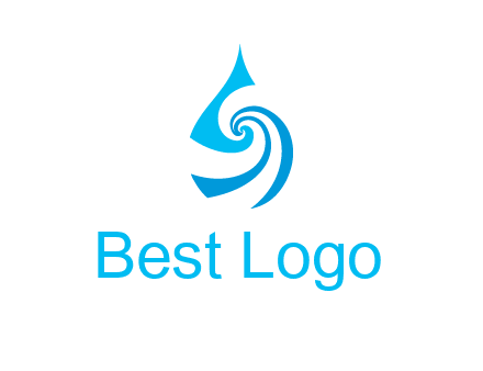 water drop cleaning logo