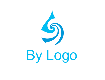water drop cleaning logo