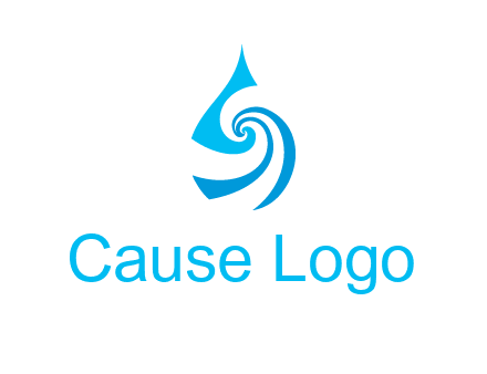 water drop cleaning logo