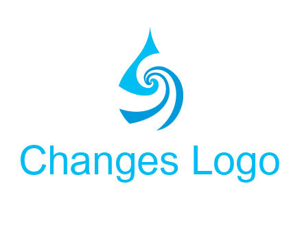 water drop cleaning logo
