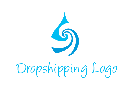 water drop cleaning logo