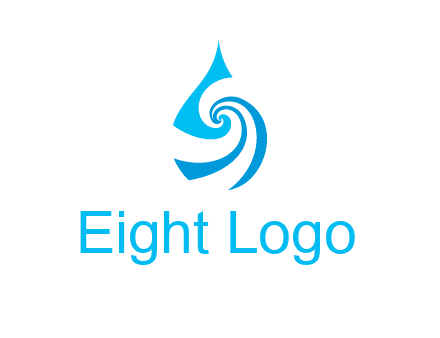 water drop cleaning logo
