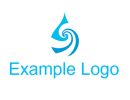 water drop cleaning logo