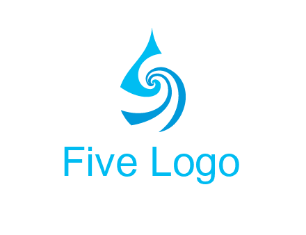 water drop cleaning logo